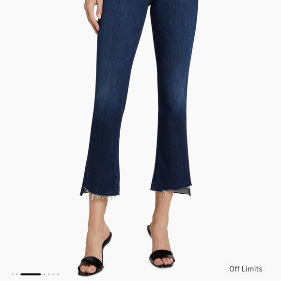 Mother The Insider Crop Step Fray Off Limits Jeans 31 - Picture 2 of 14